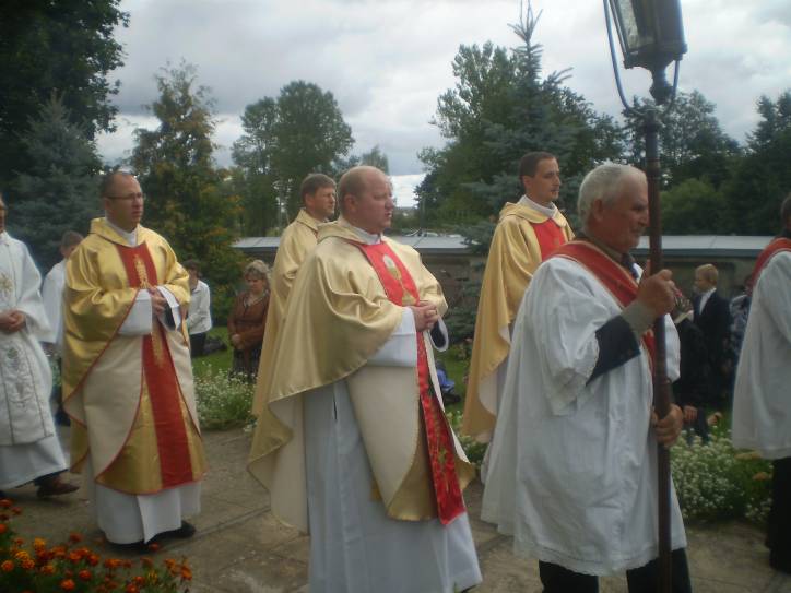 Vaŭkałata. In the village