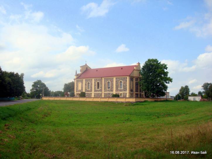 Vaŭkałata. In the village