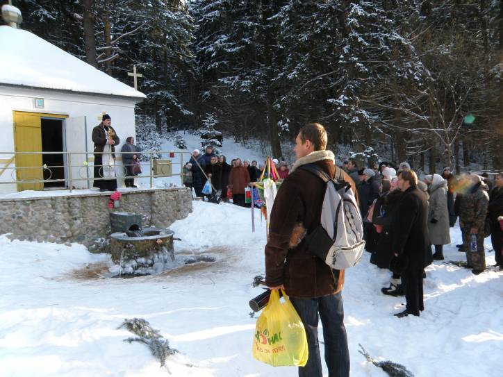  -  Крыніца Сьвятога Яна. Вадохрышча на Крыніцы св. Яна.