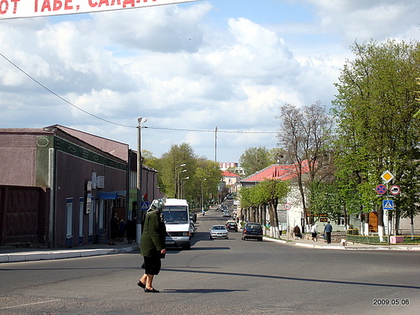 Глыбокае. Вуліцы гораду 