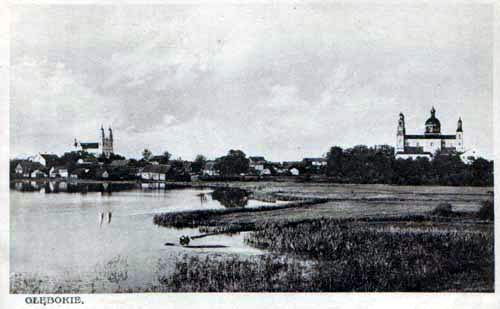 Hłybokaje. Town at the old photos 