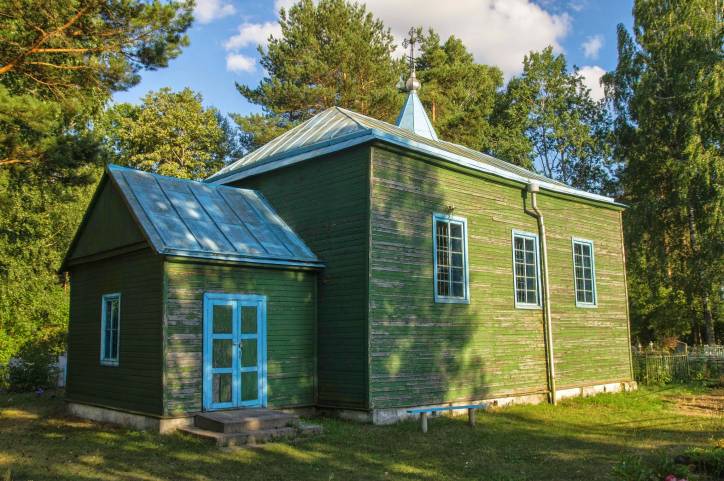 Zabielle. Orthodox church of the Exaltation of the Holy Cross