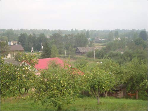 Chałamierje. In the village 