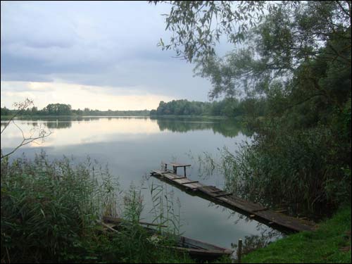 Chałamierje. In the village 