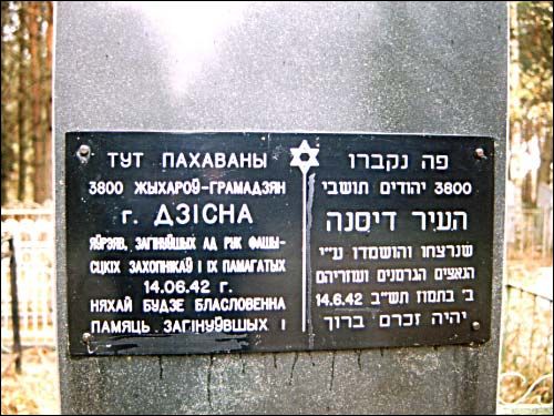 Dzisna. cemetery Jewish