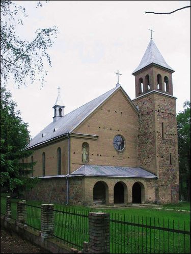 Idoŭta.  Catholic church of the Immaculate Conception of Blessed Virgin Mary