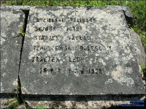 Duniłowicze. Cmentarz żołnierzy polskich poległych podczas wojny 1920 r.