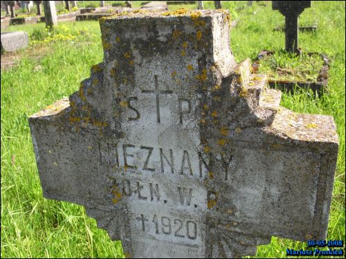 Duniłowicze. Cmentarz żołnierzy polskich poległych podczas wojny 1920 r.