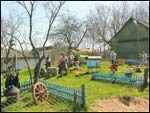 Mańkavičy.  In the village 
