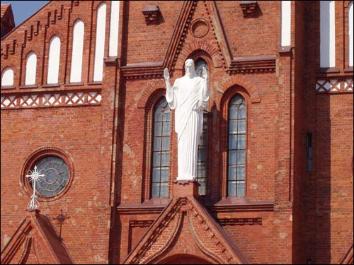  - Catholic church of St. Anthony of Padua. Main facade. Fragment