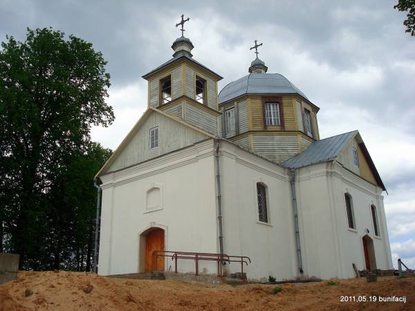 Kalektyŭnaja (Mumina). Orthodox church of St. Nicholas
