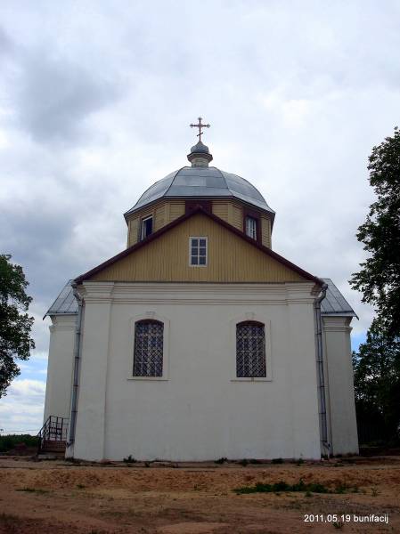 Kalektyŭnaja (Mumina). Orthodox church of St. Nicholas