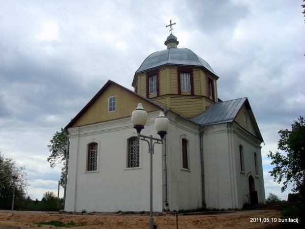 Kalektyŭnaja (Mumina). Orthodox church of St. Nicholas