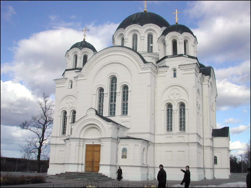 Połack.  Orthodox church of the Exaltation of the Holy Cross