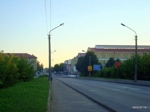 Połack. Town streets 