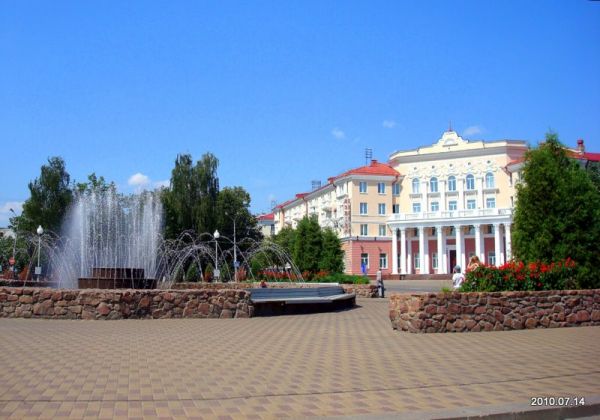 Połack. Town streets 