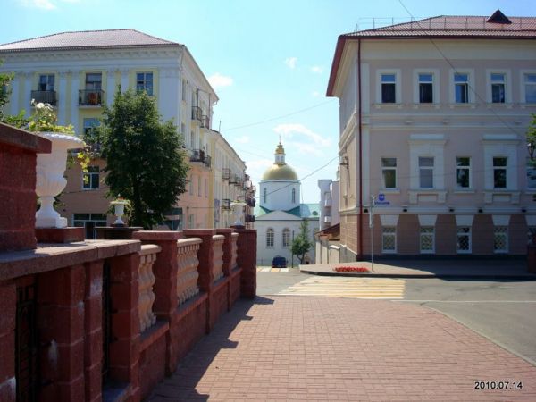 Połack. Town streets 