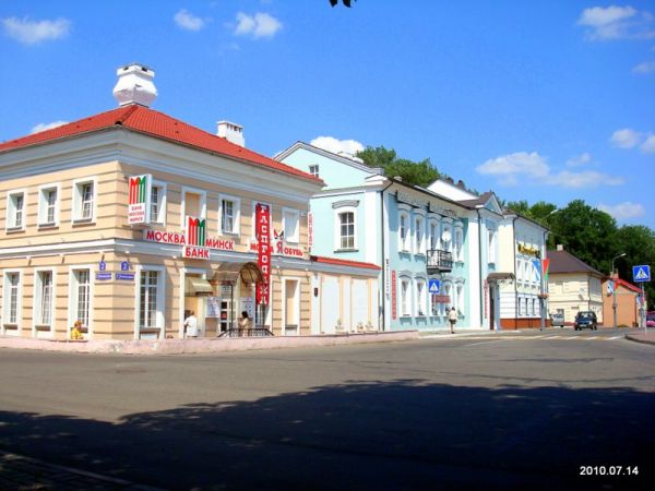 Połack. Town streets 