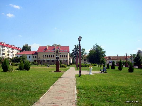 Połack. Town streets 