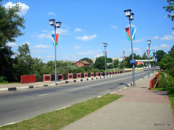 Połack. Town streets 