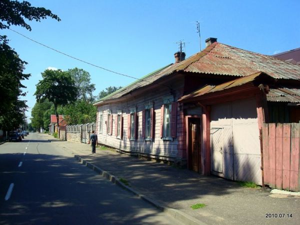 Połack. Town streets 