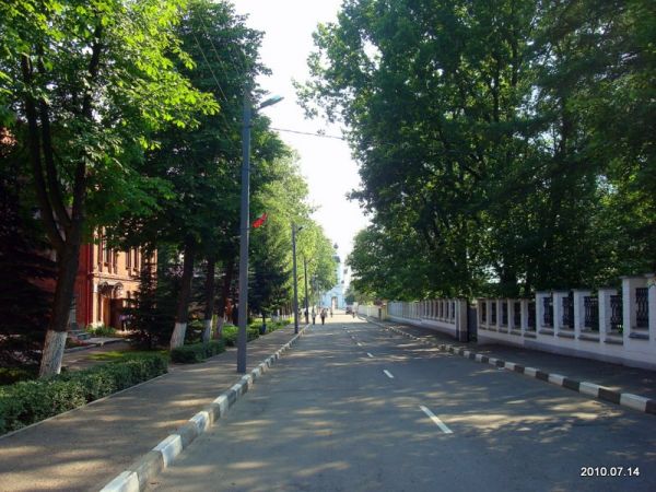 Połack. Town streets 