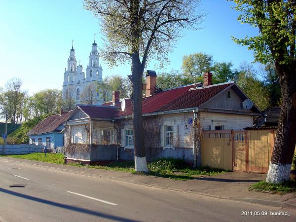 Połack. Town streets 