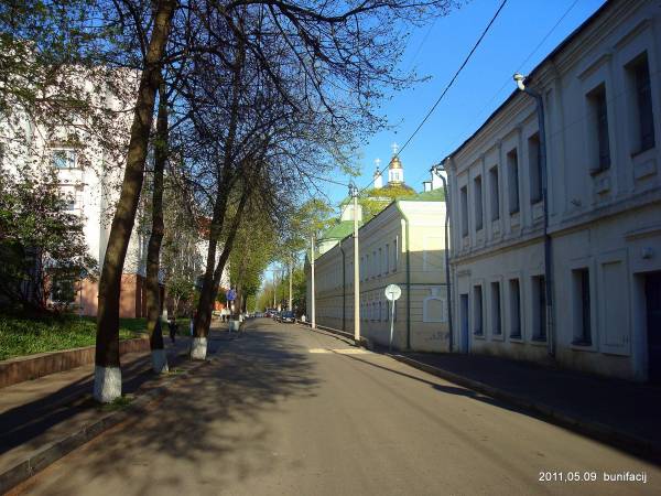 Połack. Town streets 
