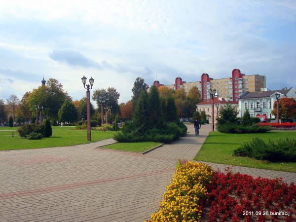 Połack. Town streets 