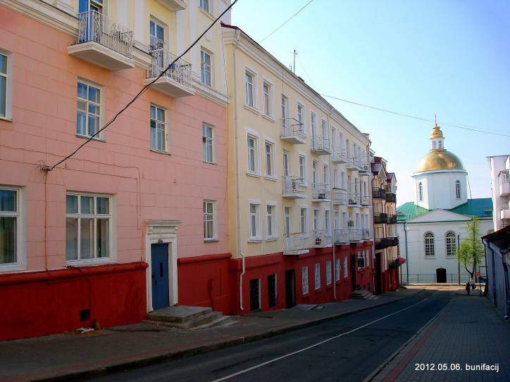 Połack. Town streets 