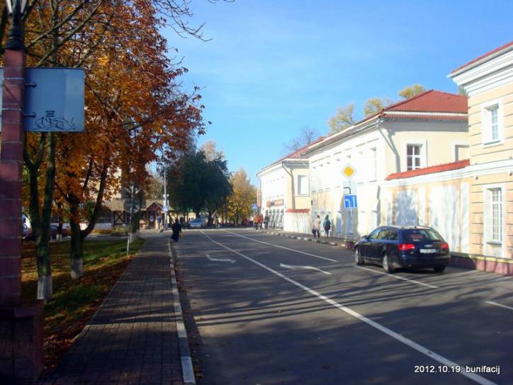 Połack. Town streets 