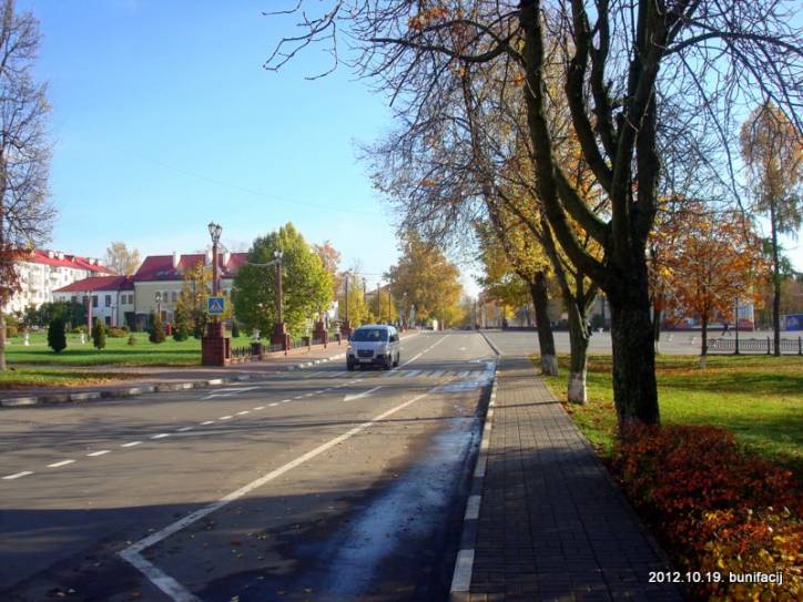 Połack. Town streets 