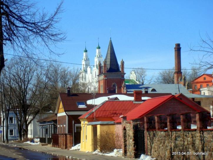 Połack. Town streets 