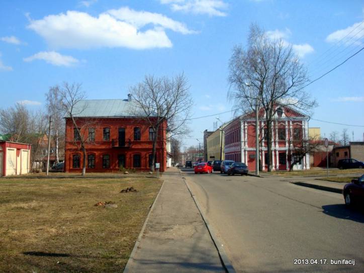 Połack. Town streets 