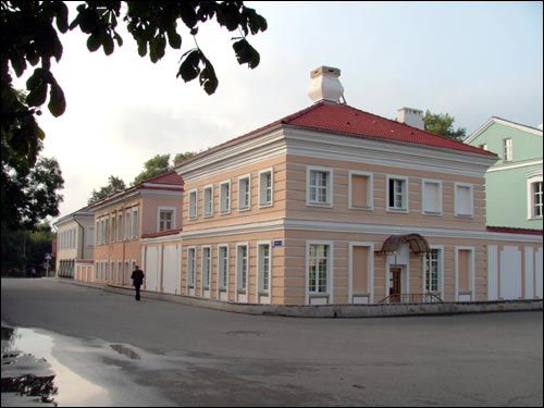 Połack.  Town streets 