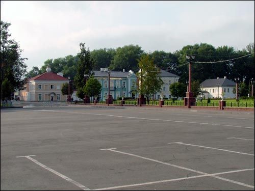  - Town streets . 