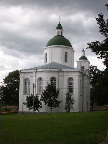 Połack. Orthodox church of the Epiphany and the monastery