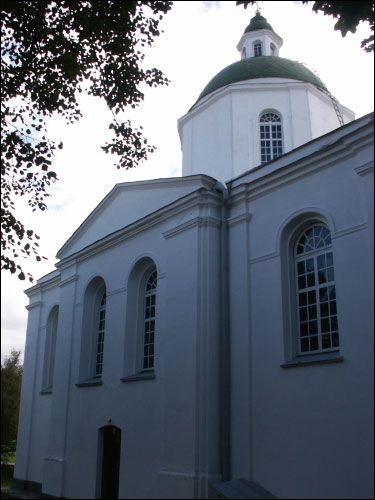 Połack. Orthodox church of the Epiphany and the monastery