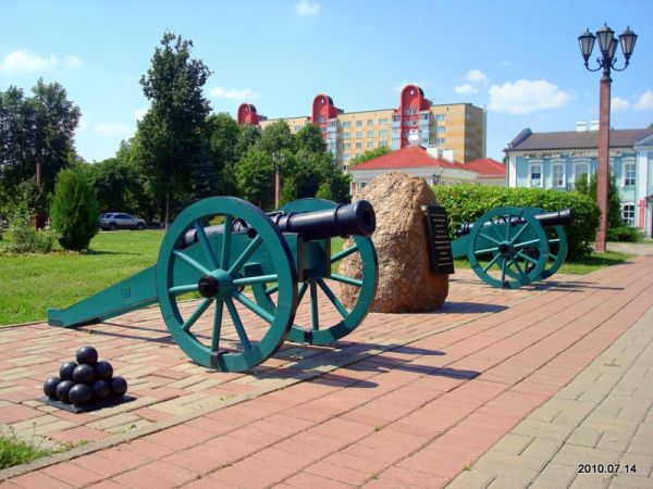 Połack.  Monuments and memorial signs