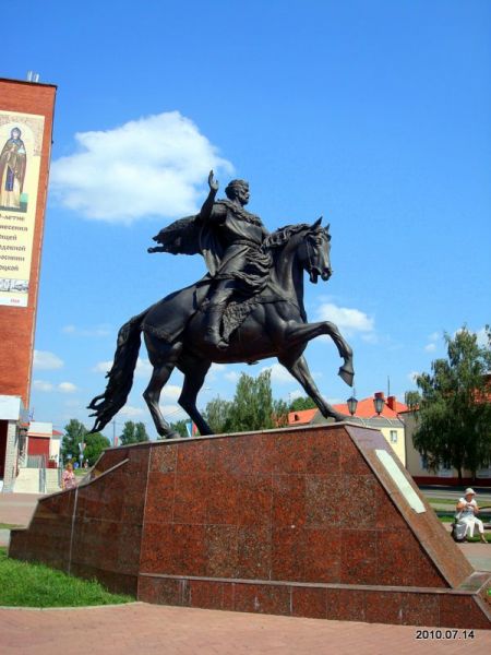 Połack.  Monuments and memorial signs