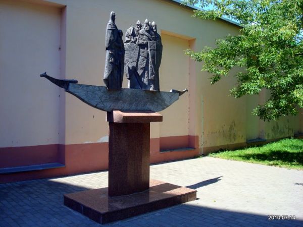 Połack.  Monuments and memorial signs