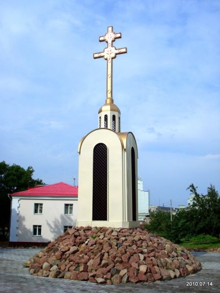Połack.  Monuments and memorial signs