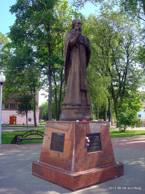 Połack.  Monuments and memorial signs