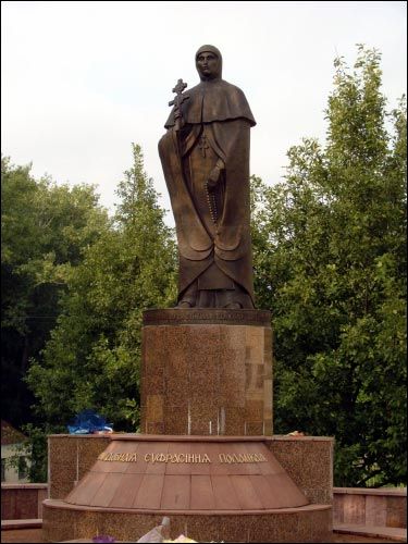 Połack.  Monuments and memorial signs
