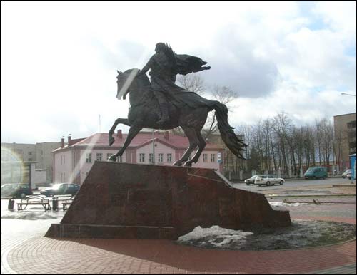 Połack.  Monuments and memorial signs