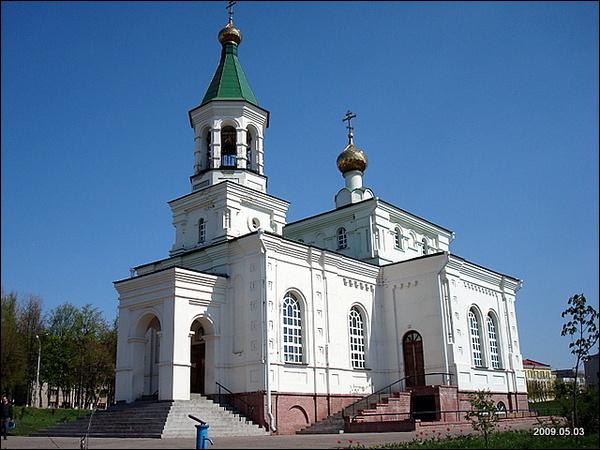 Połack.  Orthodox church of the Protection of the Holy Virgin