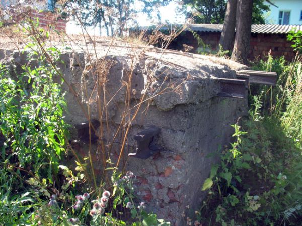 Połack.  German Fortifications from Second World War time