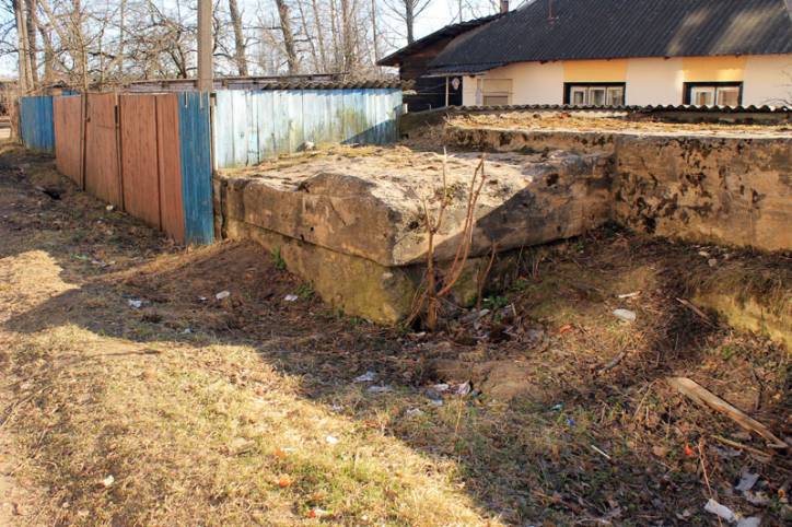 Połack.  German Fortifications from Second World War time