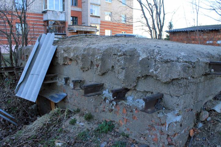 Połack.  German Fortifications from Second World War time
