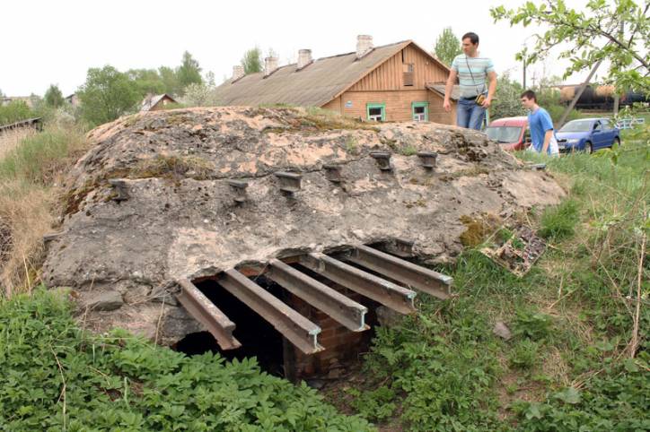 Połack.  German Fortifications from Second World War time
